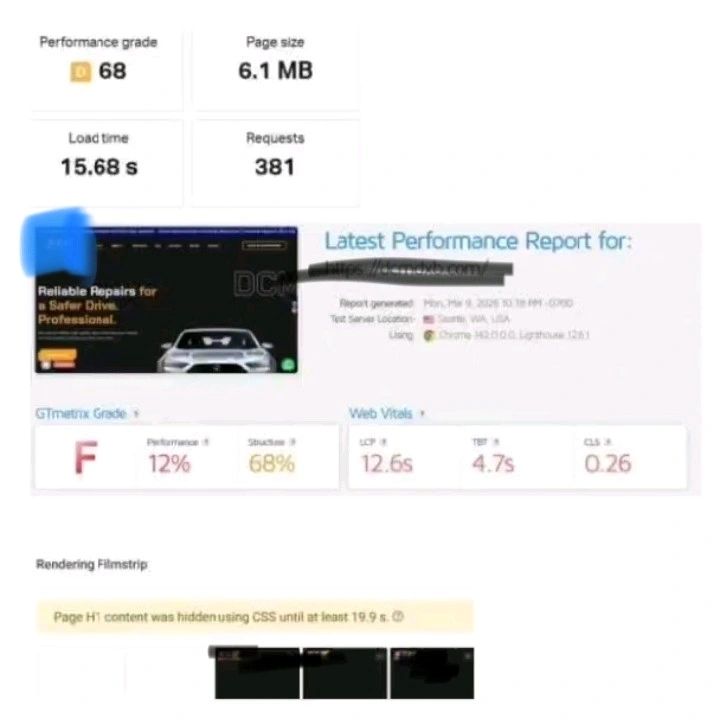 Client results screenshot, image 1 of a 5 part series