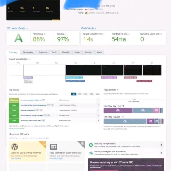 Client results screenshot, image 2 of a 5 part series